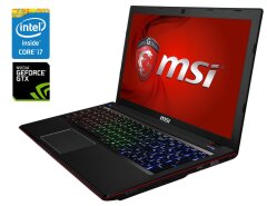 Игровой ноутбук MSI GE60 2PC Apache / 15.6" (1920x1080) TN / Intel Core i7-4710MQ (4 (8) ядра по 2.5 - 3.5 GHz) / 8 GB DDR3 / 128 GB SSD + 500 GB HDD / nVidia GeForce GTX 850M, 2 GB DDR3, 128-bit / WebCam / Win 10 Home