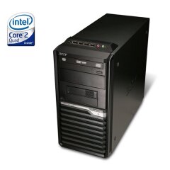 ПК Acer Veriton M480G Tower / Intel Core 2 Quad Q9300 (4 ядра по 2.5 GHz) / 8 GB DDR3 / 120 GB SSD / Intel GMA Graphics X4500 / DVD-RW