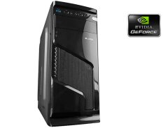 Игровой ПК Logic Concept K1 Black Tower / AMD Athlon X4 860K (4 ядра по 3.7 - 4.0 GHz) / 12 GB DDR3 / 128 GB SSD / nVidia GeForce GTS 450, 1 GB GDDR5, 128-bit / 500W
