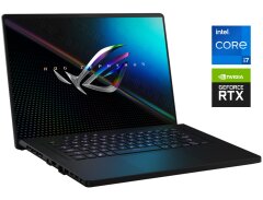 Ігровий ноутбук Asus ROG Zephyrus M16 GU603H / 16" (2560x1600) IPS / Intel Core i7-11800H (8 (16) ядер по 2.3 - 4.6 GHz) / 32 GB DDR4 / 1000 GB SSD / nVidia GeForce RTX 3070, 8 GB GDDR6, 256-bit / WebCam / Win 11 Home