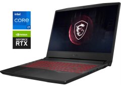 Игровой ноутбук MSI Pulse GL66 12UEK / 15.6" (1920x1080) IPS / Intel Core i7-12700H (14 (20) ядер по 3.5 - 4.7 GHz) / 16 GB DDR4 / 512 GB SSD / nVidia GeForce RTX 3060, 6 GB GDDR6, 192-bit / WebCam