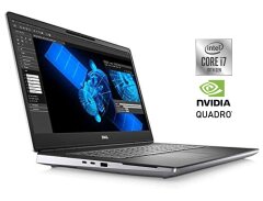 Мобильная рабочая станция Dell Precision 7750 / 17.3" (1920x1080) IPS / Intel Core i7-10875H (8 (16) ядра по 2.3 - 5.1 GHz) / 32 GB DDR4 / 512 GB SSD / nVidia Quadro T1000, 4 GB GDDR5, 128-bit / WebCam