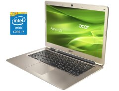 Ультрабук Acer Aspire S3 / 13.3" (1366x768) TN / Intel Core i7-2630QM (4 (8) ядра по 2.0 - 2.9 GHz) / 8 GB DDR3 / 240 GB SSD / Intel HD Graphics 3000 / WebCam / Win 10 Pro