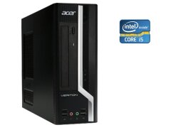 ПК Б-класс Acer Veriton X2611G SFF / Intel Core i5-4570S (4 ядра по 2.9 - 3.6 GHz) / 8 GB DDR3 / 120 GB SSD / Intel HD Graphics 4600 / DVD-RW
