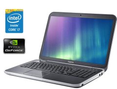 Игровой ноутбук Б-класс Dell Inspiron 7720 / 17.3" (1920x1080) TN / Intel Core i7-3630QM (4 (8) ядра по 2.4 - 3.4 GHz) / 8 GB DDR3 / 240 GB SSD / nVidia GeForce GT 650M, 2 GB GDDR5, 128-bit / WebCam / DVD-ROM / Win 10 Home
