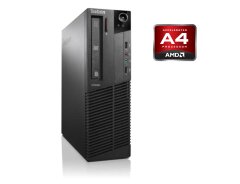 ПК Lenovo ThinkCentre M78 SFF / AMD A4-5300B (2 ядра по 3.4 - 3.6 GHz) / 8 GB DDR3 / 120 GB SSD / AMD Radeon HD 7480D / DVD-RW