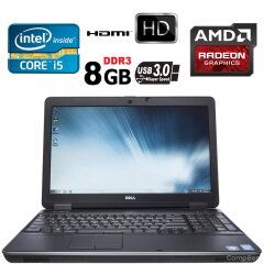 DELL Latitude E6540 / 15.6'' (1920х1080) IPS LED / Intel Core i5-4300M (2 ядра (4 потока) по 2.60 - 3.30GHz) / 256GB SSD / 8GB DDR3  / ATI HD 8790M, 2GB DDR5, 128-bit / DVD