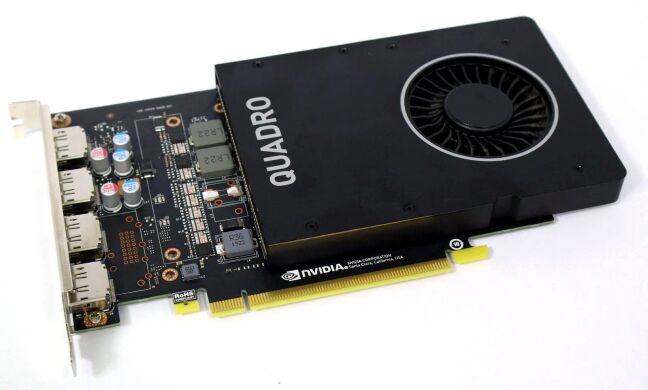 Дискретная видеокарта nVidia Quadro P2200, 5 GB GDDR5X, 160-bit / 4x DisplayPort