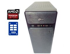 Игровой ПК ProLogix Tower / Intel Core i3-6100 (2 (4) ядра по 3.7 GHz) / 8 GB DDR4 / 120 GB SSD / AMD Radeon R5 340X, 2 GB GDDR3, 64-bit / 500W
