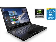 Мобільна робоча станція Lenovo ThinkPad P70 / 17.3" (1920x1080) IPS / Intel Core i7-6700HQ (4 (8) ядра по 2.6 - 3.5 GHz) / 16 GB DDR4 / 128 GB SSD + 1000 GB HDD / nVidia Quadro M600M, 2 GB GDDR5, 128-bit / WebCam / DVD-ROM / Win 10 Pro
