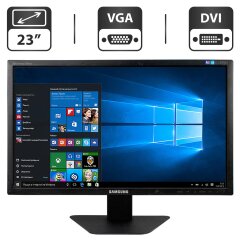 Монитор Б-класс Samsung SyncMaster 2343BW / 23" (2048x1152) TN / VGA, DVI / VESA 100x100 / Кабели в комплекте