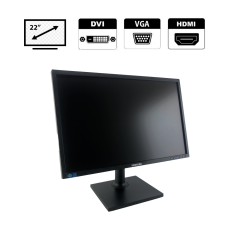 Монитор Samsung S22E450F / 22" (1920x1080) TN / 1x HDMI, 1x DVI, 1x VGA