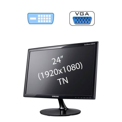 Монітор Samsung S24B150 / 24" (1920x1080) TN/1x DVI, 1x VGA