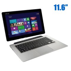 Ноутбук-трансформер Asus Transformer Book T200T / 11.6" (1366x768) TN / Intel Atom Z3775 (4 ядра по 1.46 - 2.39 GHz) / 2 GB DDR3 / 60 GB HDD / Intel HD Graphics / WebCam