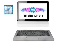 Нетбук-трансформер HP Elite x2 1011 G1 / 11.6" (1920x1080) IPS Touch / Intel Core M-5Y71 (2 (4) ядра по 1.2 - 2.9 GHz) / 8 GB DDR3 / 256 GB SSD / Intel HD Graphics 5300 / WebCam / Win 10 Pro / 2x АКБ
