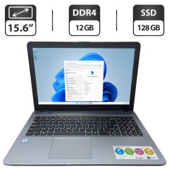 Ноутбук Б-клас Asus K541U / 15.6" (1366x768) TN / Intel Core i3-6006U (2 (4) ядра по 2.0 GHz) / 12 GB DDR4 / 128 GB SSD / Intel HD Graphics 520 / WebCam