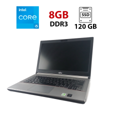 Ноутбук Fujitsu LifeBook E744 / 14" (1600x900) TN / Intel Core i5-4200M (2 (4) ядра по 2.5 - 3.1 GHz) / 8 GB DDR3 / 120 GB SSD / Intel HD Graphics 4600 / No WebCam