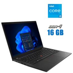 Ультрабук Lenovo ThinkPad T14s / 14" (1920x1080) IPS / Intel Core i5-10210U (4 (8) ядра по 1.6 - 4.2 GHz) / 16 GB DDR4 / 256 GB SSD / Intel UHD Graphics / WebCam / FingerPrint