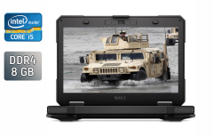 Защищенный ноутбук Dell Latitude 14 Rugged 5414 / 14" (1920x1080) IPS / Intel Core i5-6300U (2 (4) ядра по 2.4 - 3.0 GHz) / 8 GB DDR4 / 512 GB SSD / Intel HD Graphics 520 / WebCam / Windows 10