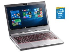 Ультрабук Fujitsu LifeBook E736 / 13.3" (1920x1080) IPS / Intel Core i7-6500U (2 (4) ядра по 2.5 - 3.1 GHz) / 8 GB DDR4 / 128 GB SSD / Intel HD Graphics 520 / WebCam / Win 10 Pro