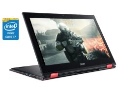Игровой ноутбук-трансформер Acer Nitro 5 Spin NP515-51 / 15.6" (1920x1080) IPS Touch / Intel Core i7-8550U (4 (8) ядра по 1.8 - 4.0 GHz) / 8 GB DDR4 / 256 GB SSD M.2 + 1000 GB HDD / nVidia GeForce GTX 1050, 4 GB GDDR5, 128-bit / WebCam
