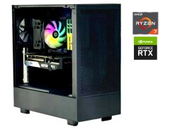 Игровой ПК Asus Prime Tower / AMD Ryzen 7 5800x3D (8 (16) ядра по 3.4 - 4.5 GHz) / 32 GB DDR4 / 1000 GB SSD / nVidia GeForce RTX 3060 Ti, 8 GB GDDR6X, 256-bit / 850W / Win 11