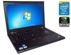 Ультрабук Б-класс Lenovo ThinkPad T420s / 14" (1600x900) TN / Intel Core i7-2640M (2 (4) ядра по 2.8 - 3.5 GHz) / 8 GB DDR3 / 500 GB HDD / nVidia NVS 4200M, 1 GB DDR3, 64-bit / WebCam / DVD-RW