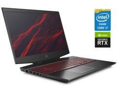 Игровой ноутбук HP Omen 15-dh0009ng / 15.6" (1920x1080) IPS / Intel Core i7-9750H (6 (12) ядер по 2.6 - 4.5 GHz) / 16 GB DDR4 / 1000 GB SSD + 2000 GB SSD / nVidia GeForce RTX 2080 Max-Q, 8 GB GDDR6, 256-bit / WebCam / Win 10 Home