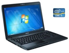 Ноутбук Toshiba Satellite C670 / 17.3" (1600x900) TN / Intel Core i5-2430M (2 (4) ядра по 2.4 - 3.0 GHz) / 8 GB DDR3 / 240 GB SSD / nVidia GeForce GT 520M, 1 GB DDR3, 64-bit / WebCam / DVD-RW / Win 10 Pro