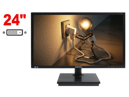 Монитор Samsung S24C450 / 24'' (1920x1080) TN / 1x DVI, 1x VGA / VESA 100x100 Монитор Samsung S24C450 / 24'' (1920x1080) TN / 1x DVI, 1x VGA / VESA 100x100