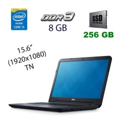Ноутбук Dell Latitude 3540 / 15.6" (1920x1080) TN / Intel Core i5-4200U (2 (4) ядра по 1.6 - 2.6 GHz) / 8 GB DDR3 / 256 GB SSD / AMD Radeon HD 8850M, 2 GB DDR3, 128-bit / WebCam / DVD-RW / USB 3.0