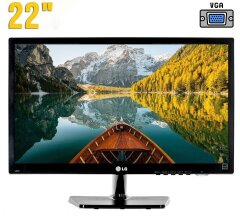 Монитор LG 22M37A-B / 22" (1920x1080) TN / VGA / VESA 75x75 + Кабель питания