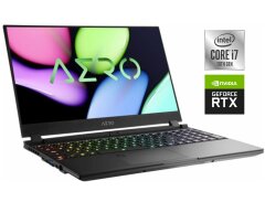 Игровой ультрабук Б-класс Gigabyte Aero 15 WB / 15.6" (1920x1080) IPS / Intel Core i7-10750H (6 (12) ядер по 2.6 - 5.0 GHz) / 16 GB DDR4 / 1000 GB SSD / nVidia GeForce RTX 2070 Max-Q, 8 GB GDDR6, 256-bit / WebCam