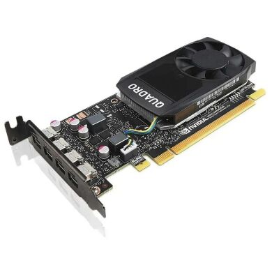 Дискретная видеокарта nVidia Quadro P1000, 4 GB GDDR5, 128-bit / 4x Mini DisplayPort / (VCQP1000V2)