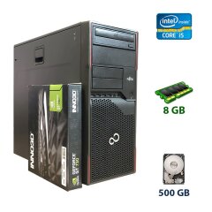 Fujitsu Esprimo P710 E85+ Tower / Intel Core i5-3350P (4 ядра по 3.1 - 3.3 GHz) / 8 GB DDR3 / 500 GB HDD / nVidia GeForce GT 730, 2 GB DDR3, 128-bit NEW