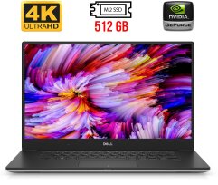 Игровой ноутбук Dell XPS 15 9550 / 15.6" (3840x2160) IPS Touch / Intel Core i5-6300HQ (4 ядра по 2.3 - 3.2 GHz) / 16 GB DDR4 / 512 GB SSD M.2 / nVidia GeForce GTX 960M, 2 GB GDDR5, 128-bit / WebCam / HDMI
