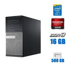 Ігровий ПК Dell Optiplex 9020 / Intel Core i7-4770 (4 (8) ядра по 3.4 - 3.9 GHz) / 16 GB DDR3 / 500 GB HDD / AMD Radeon HD 7450, 2 GB GDDR3, 64-bit