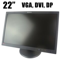Lenovo LT2252pwA / 22" 1680x1050 (16:10) TN / VGA, DVI, DP