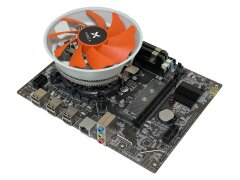 Материнська плата E5-V306 / Socket LGA 1356 з процесором Intel Xeon E5-2430 (6 (12) ядер по 2.2 - 2.7 GHz) 15 MB Cache Memory / 16 GB DDR3 + Кулер