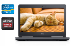 Мобильная рабочая станция Dell Precision 7510 / 15.6" (1920x1080) IPS / Intel Core i7-6820HQ (4 (8) ядра по 2.7 - 3.6 GHz) / 16 GB DDR4 / 512 GB SSD / AMD Radeon R9 M375X, 2 GB, GDDR5, 128-bit / WebCam / TouchID