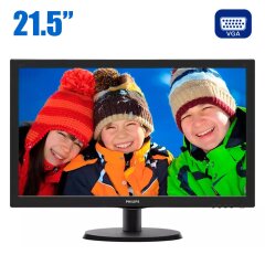 Монитор Philips 223V5LSB2 / 21.5" (1920x1080) TN / VGA / VESA 100x100 