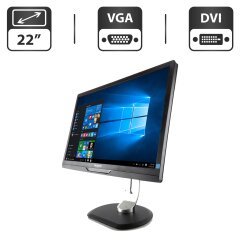 Монитор Philips Brilliance 220S2SB / 22" (1680x1050) TN / VGA, DVI / VESA 100x100 + Кабель питания