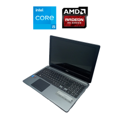 Ноутбук Acer Aspire E1-572G / 15.6" (1366x768) TN / Intel Core i5-4200U (2 (4) ядра по 1.6 - 2.6 GHz) / 8 GB DDR3 / 1000 GB HDD / AMD Radeon R5 M240, 1 GB GDDR3, 64-bit / WebCam