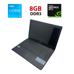 Ноутбук Asus X75 / 17.3" (1600x900) TN / Intel Core i3-3217U (2 (4) ядра по 1.8 GHz) / 8 GB DDR3 / 1000 GB HDD / nVidia GeForce GT 720M, 2 GB DDR3, 64-bit / WebCam