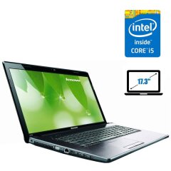 Ноутбук Lenovo G780 / 17.3" (1600x900) TN / Intel Core i5-3230M (2 (4) ядра по 2.6 - 3.2 GHz) / 4 GB DDR3 / 320 GB HDD / Intel HD Graphics 4000 / WebCam / Без АКБ