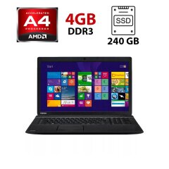 Ноутбук Toshiba Satellite C70D-B / 15.6" (1366x768) TN / AMD A4-6210 (4 ядра по 1.8 GHz) / 4 GB DDR3 / 240 GB SSD / AMD Radeon R3 Graphics / WebCam