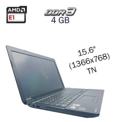 Ноутбук Toshiba Satellite Pro C50D-A-145 / 15.6" (1366x768) TN / AMD E1-2100 (2 ядра по 1.0 GHz) / 4 GB DDR3 / 240 GB SSD / AMD Radeon HD 8210 512 MB / WebCam