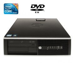 Системный блок HP Compaq 8100 Elite SFF / Intel Core i3-550 (2 (4) ядра по 3.2 GHz) / 4 GB DDR3 / 250 GB HDD / Intel HD Graphics / DVD-RW / DisplayPort