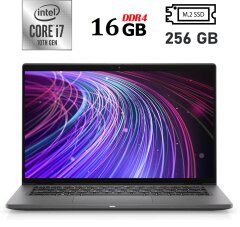 Ультрабук Dell Latitude 7410 / 14" (1920x1080) IPS / Intel Core i7-10610U (4 (8) ядра по 1.8 - 4.9 GHz) / 16 GB DDR4 / 256 GB SSD M.2 / Intel UHD Graphics / WebCam / Fingerprint / USB 3.2 / HDMI / Windows 10 лицензия