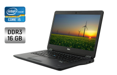 Ультрабук Dell Latitude E7450 / 14" (1600x900) TN / Intel Core i5-5300U (2 (4) ядра по 2.3 - 2.9 GHz) / 16 GB DDR3 / 256 GB SSD / Intel HD Graphics 5500 / WebCam + Беспроводная мышка